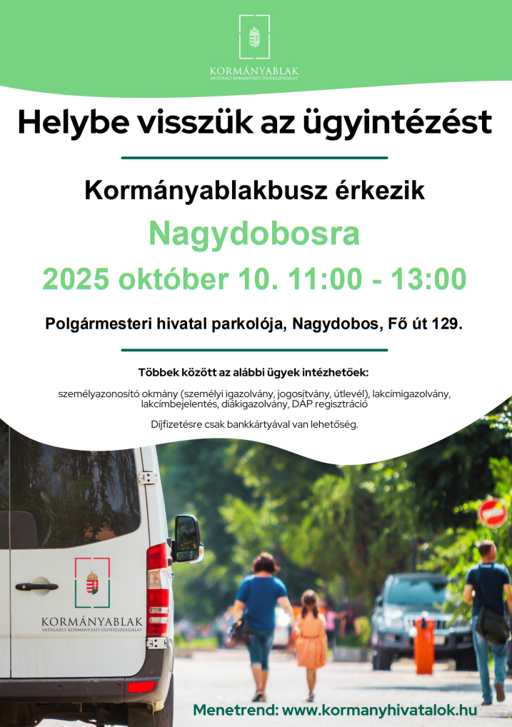 Helybe visszük az ügyintézést